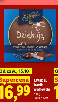 Torcik Wedlowski E.Wedel promocja w Lidl