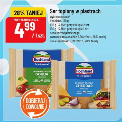 Ser topiony w plastrach promocja w POLOmarket