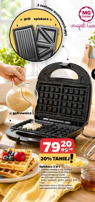 Opiekacz 3 w 1 MG Home promocja w Netto