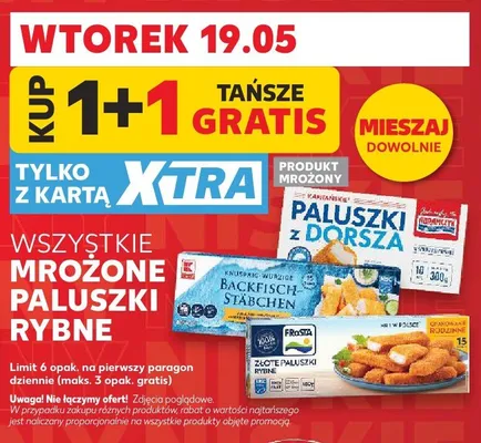 Mrożone paluszki rybne K-Classic Backfisch-Stäbchen promocja w Kaufland