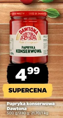 Papryka konserwowa Dawtona promocja w Netto