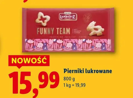 Pierniki lukrowane Kinkartz promocja w Lidl