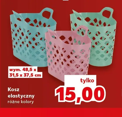 Kosz elastyczny 48,5x31,5x37,5 cm promocja w Kaufland