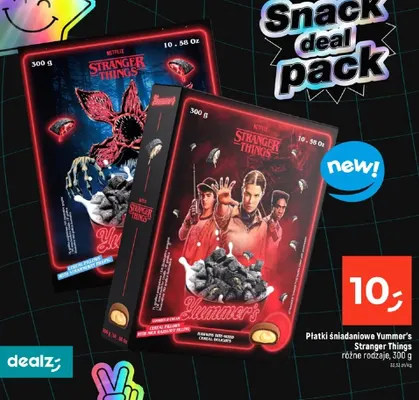 Płatki śniadaniowe Yummer's Stranger Things promocja w Dealz