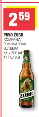 Piwo Żubr promocja w SPAR