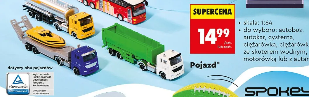 Pojazd promocja w Biedronka