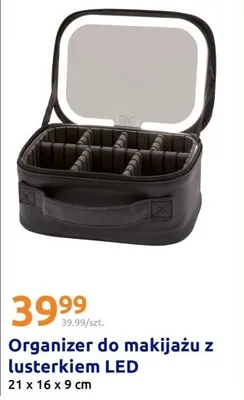 Organizer do makijażu z lusterkiem LED promocja w Action