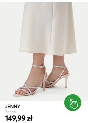 Sandały damskie Jenny promocja w eobuwie.pl