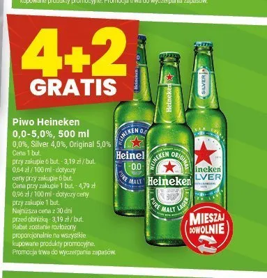 Piwo Heineken promocja w Twój Market