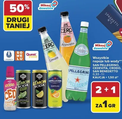 Napój San Benedetto Zero Limone promocja w Carrefour Market