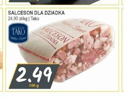 Salceson dla dziadka Tako promocja w Słoneczko