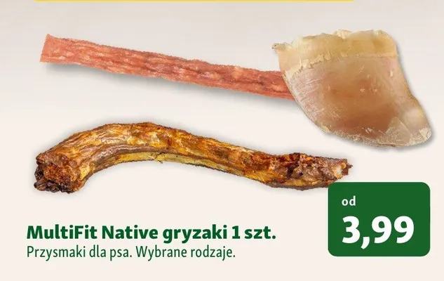 Gryzaki dla psa MultiFit Native promocja w MAXI ZOO