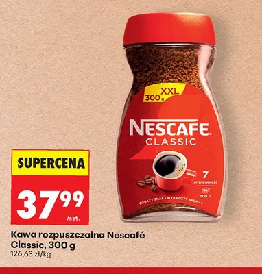 Kawa rozpuszczalna Nescafé Classic promocja w Biedronka