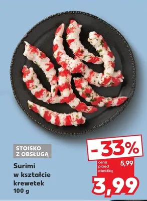 Surimi w kształcie krewetek promocja w Kaufland