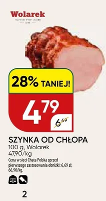 Szynka od chłopa promocja w Chata Polska