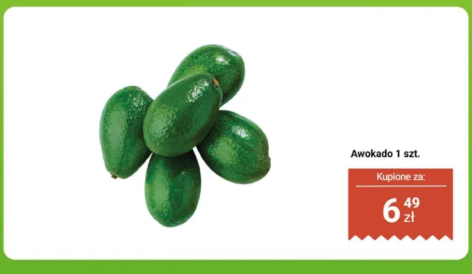 Awokado 1 szt. promocja w Biedronka