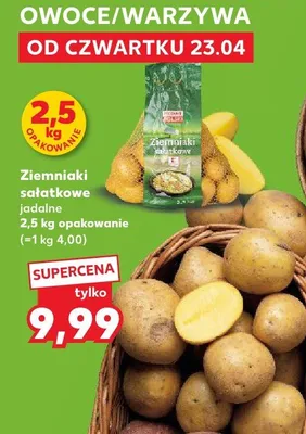 Ziemniaki sałatkowe jadalne promocja w Kaufland