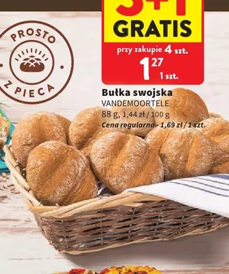 Bułka swojska Vandemoortele promocja w Intermarche