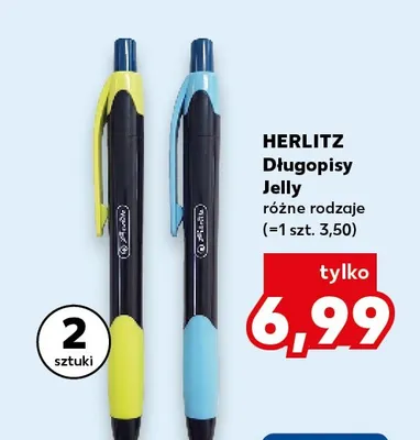 Długopisy Jelly Herlitz 2-pak promocja w Kaufland