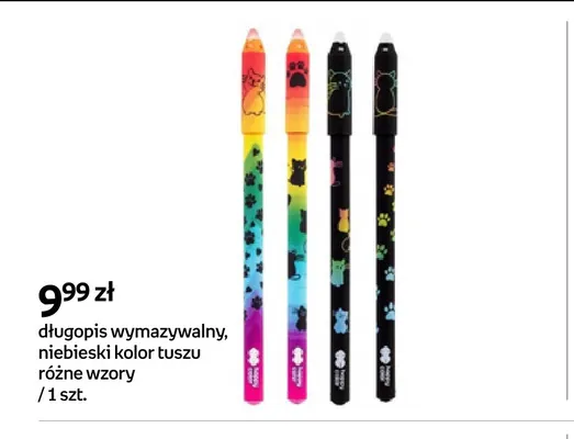 Długopis wymazywalny niebieski promocja w Empik