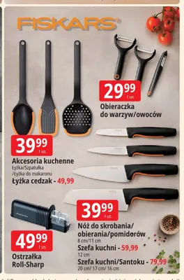 Akcesoria kuchenne łyżka do makaronu Fiskars promocja w Leclerc