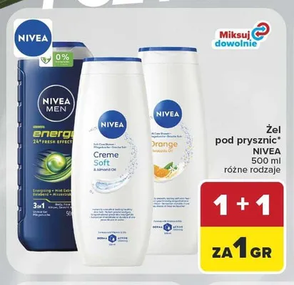 Żel pod prysznic Nivea Orange promocja w Carrefour Market