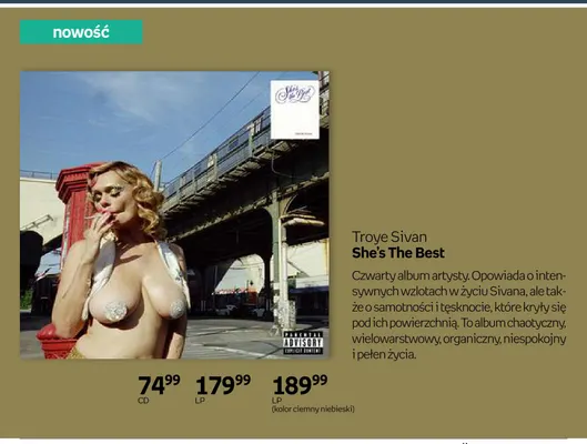 Płyta CD Troye Sivan She's The Best promocja w Empik