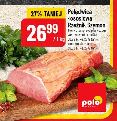 Polędwica łososiowa Rzeźnik Szymon promocja w POLOmarket