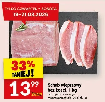 Schab wieprzowy bez kości promocja w Twój Market