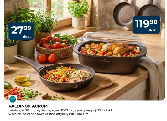 Patelnia Valdinox Aurum śr. 20 cm promocja w PSB Mrówka
