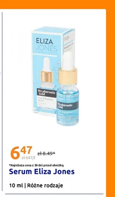 Serum do twarzy Eliza Jones Hyaluronic Acid promocja w Action