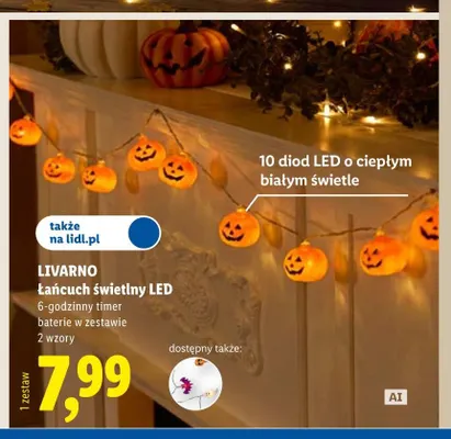 Łańcuch świetlny LED Livarno promocja w Lidl