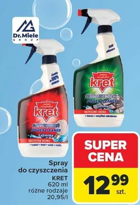 Spray do czyszczenia różne rodzaje promocja w Carrefour