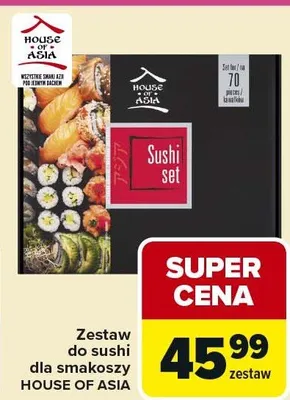 Zestaw do sushi dla smakoszy House of Asia promocja w Carrefour Market