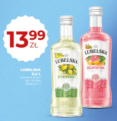Likier Lubelska Grejpfrutowa promocja w Duży Ben