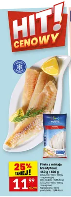 Filety z mintaja b/s MyFood promocja w Twój Market