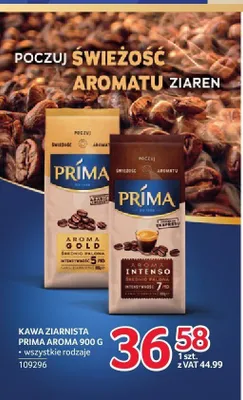 Kawa ziarnista Prima Aroma Intenso promocja w Selgros