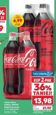 Napój gazowany 2-pak promocja w Kaufland