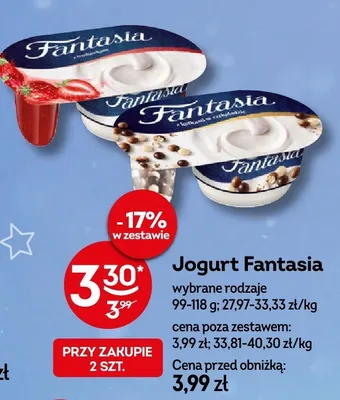 Jogurt różne rodzaje promocja w Żabka