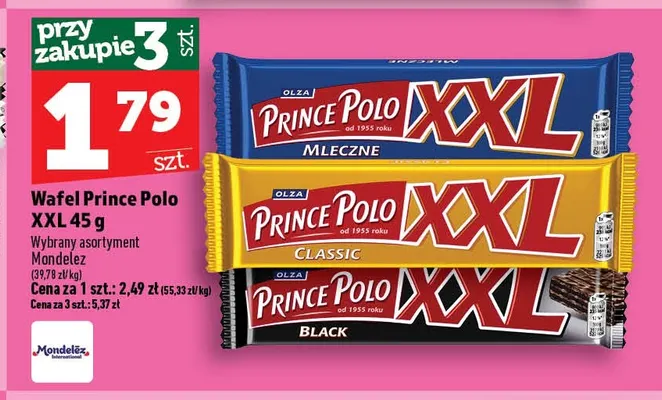 Wafel Prince Polo XXL Black promocja w TOPAZ