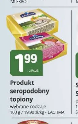 Produkt seropodobny topiony Lactima promocja w Marketvita