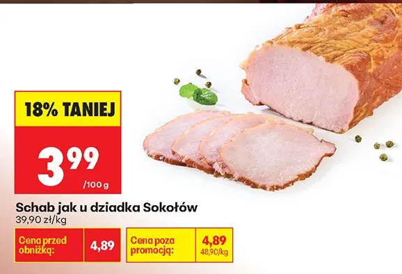 Schab jak u dziadka promocja w Biedronka