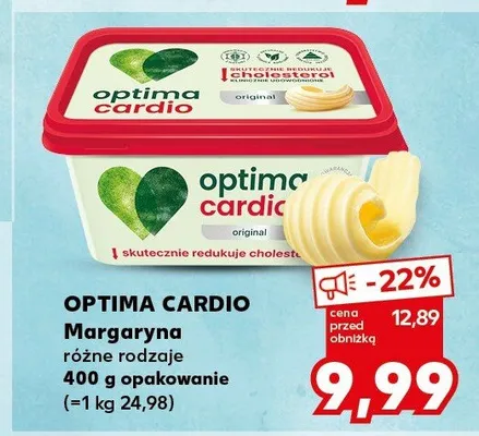 Margaryna OPTIMA CARDIO promocja w Kaufland