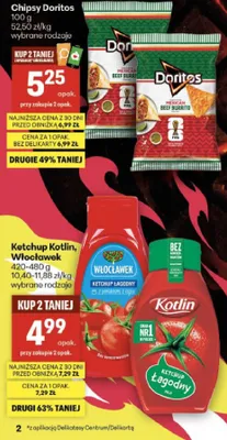 Ketchup Włocławek łagodny promocja w Delikatesy Centrum