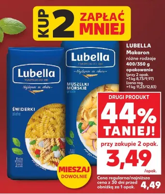 Makaron muszle morskie promocja w Kaufland