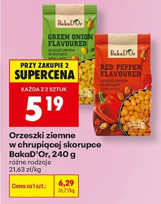 Orzeszki ziemne w chrupiącej skorupce BakaD'Or promocja w Biedronka