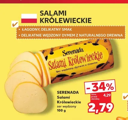 Ser Salami Królewieckie Serenada promocja w Kaufland