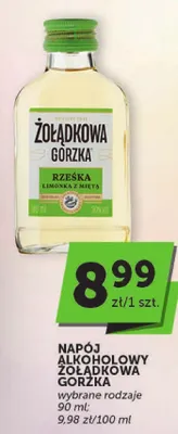 Napój alkoholowy Żołądkowa Gorzka rzeska limonka z miętą promocja w ABC