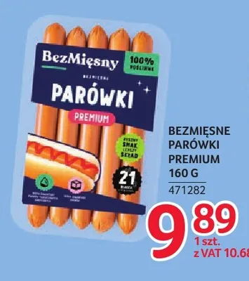 Parówki roślinne BezMięsny promocja w Selgros