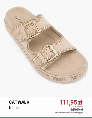 Klapki Catwalk promocja w Deichmann